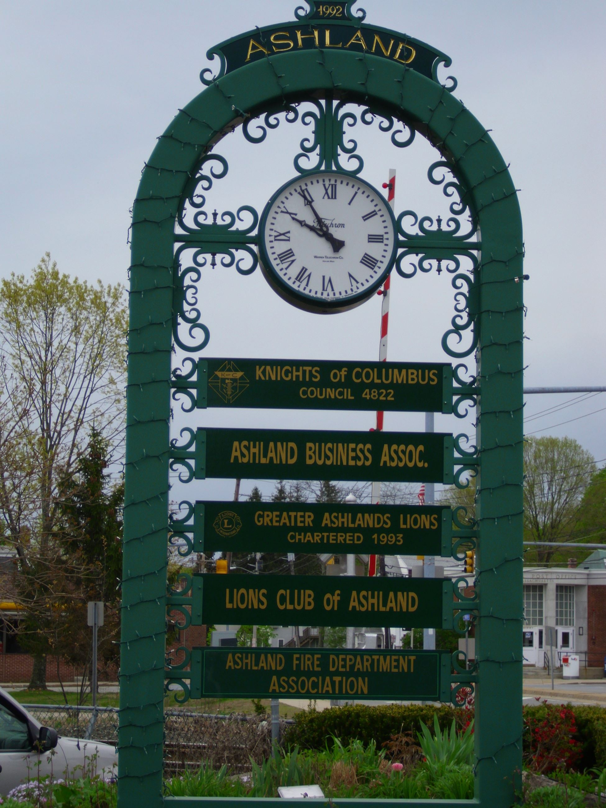 Historic Clock Located in Downtown